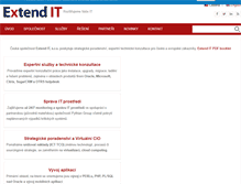 Tablet Screenshot of extendit.cz